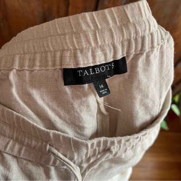 Talbots Linen Drawstring Pant - Picture 3 of 7